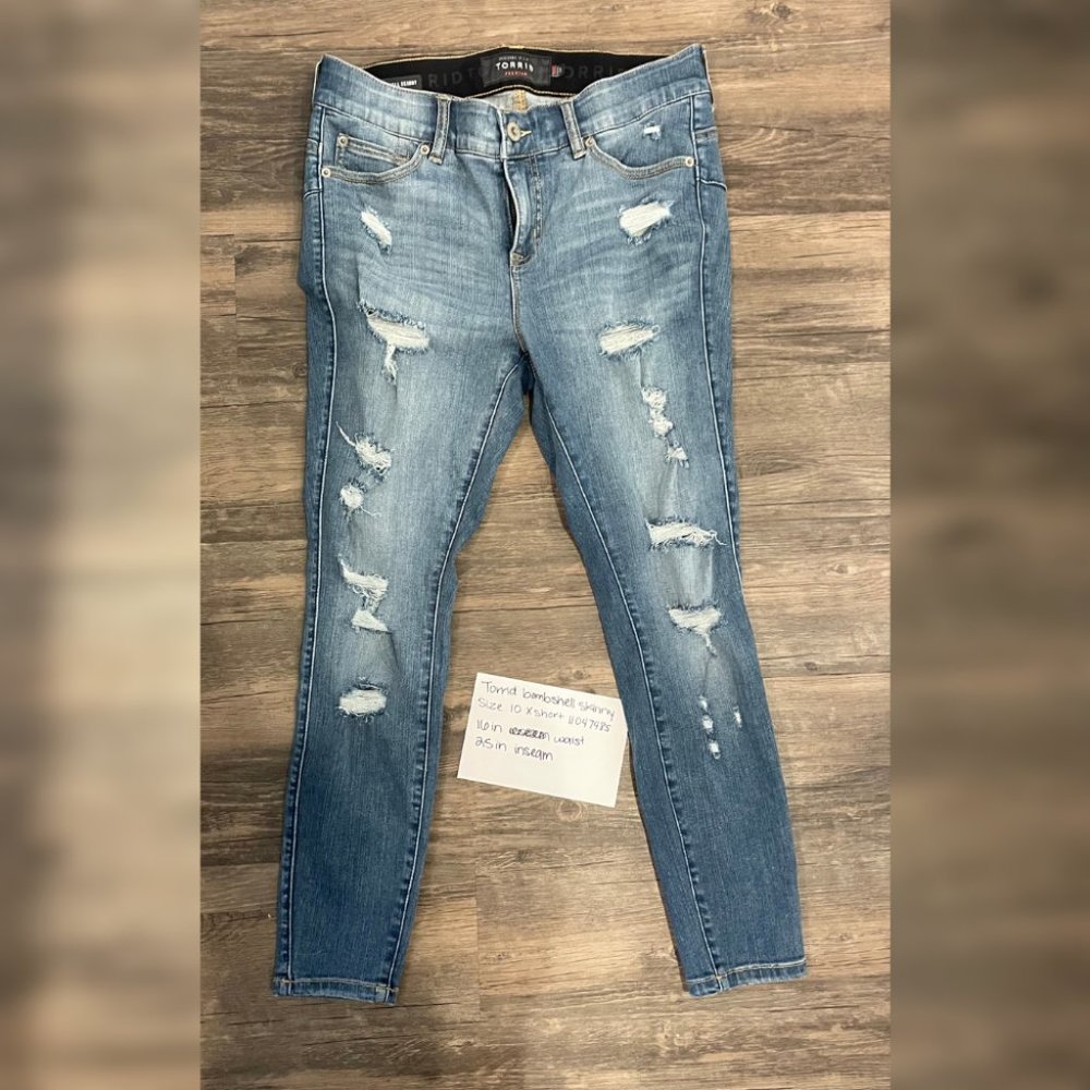 Torrid BOMBSHELL SKINNY JEAN - PREMIUM STRETCH MEDIUM WASH